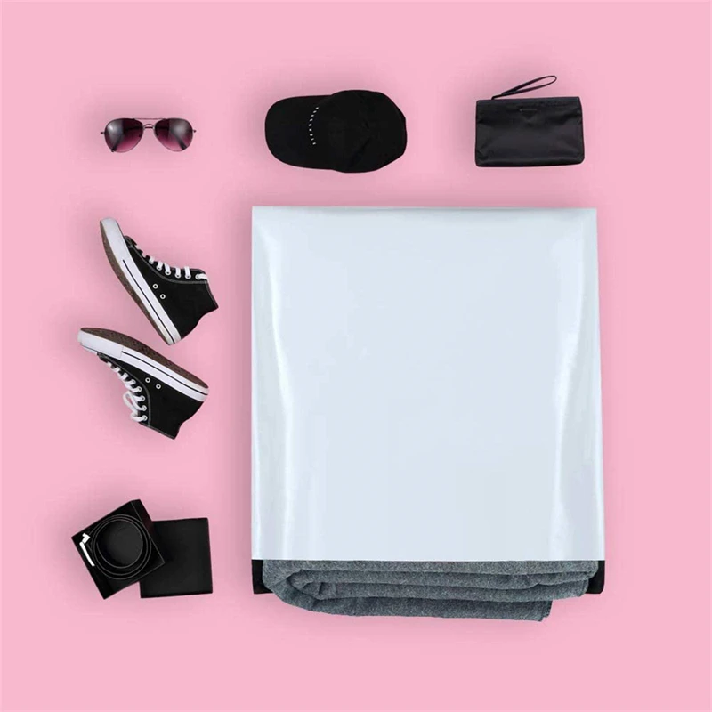 Biodegradable Mailers Eco Friendly Plastic Packaging Compostable Grey Polymailer Customized Mailing Bags for Clothing