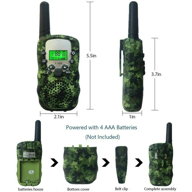 Комплект одежды из 2 предметов мини иди и болтай Walkie Talkie детская иди и болтай Walkie Talkie дети радио мини игрушки T388; Детское нижнее белье; Подарок на день рождения, подарки на Рождество
