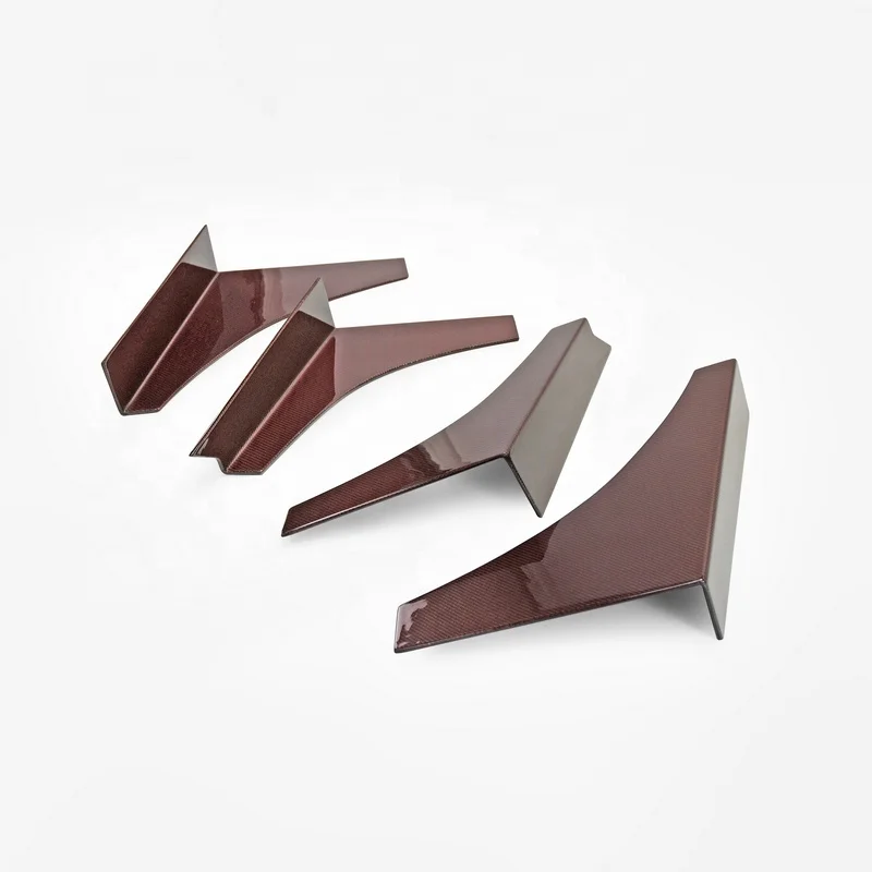 For Mitsubishi EVO 7 8 9 VTX Cyber  Canard 4 Pcs Large Type 2 (Fit EVO 7 8 9)