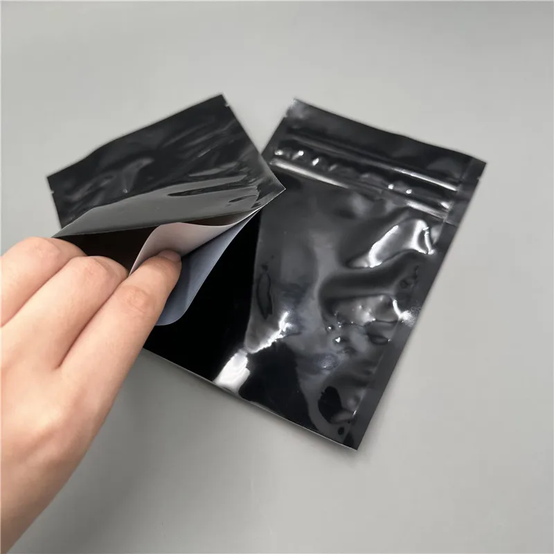 Customized Printed 150 gsm Humidor Bag For Cigars 4-50Ct Humidified Cigar Bags Reclosable Zip-Pack