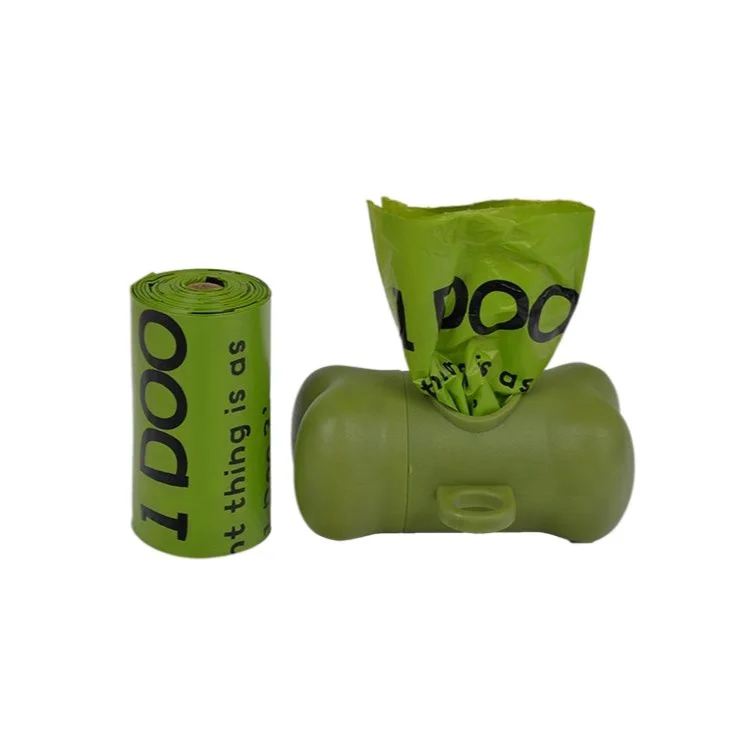 Silicone Trash Waste Dispenser Felt Holder Hand Free Carrier Unscented Dog Poop Bags unscented dog