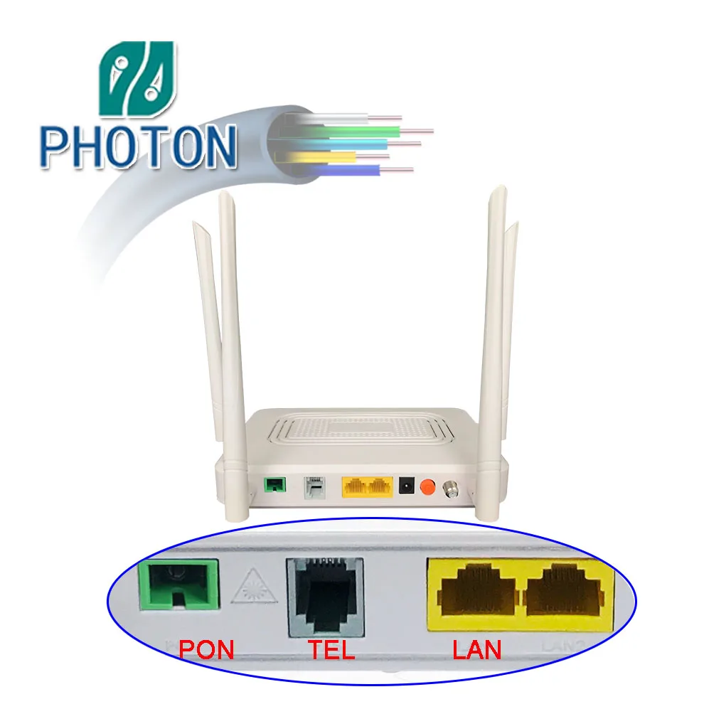 ftth 2ge+wifi+catv gpon ONU dual band router  PTF2262R