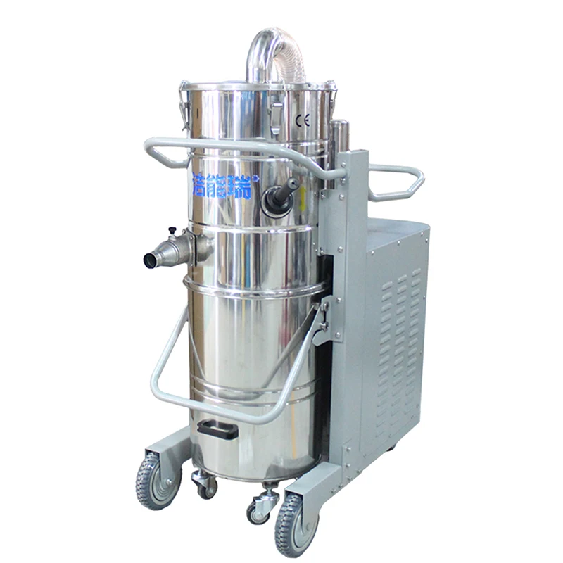 Metal Powder Nails Absorption in High Power Cyclone Industrial Vacuum Cleaner