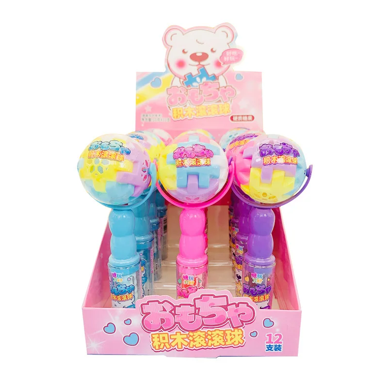 Plastic Building block toys candy kids sweet lollipop  candy toys