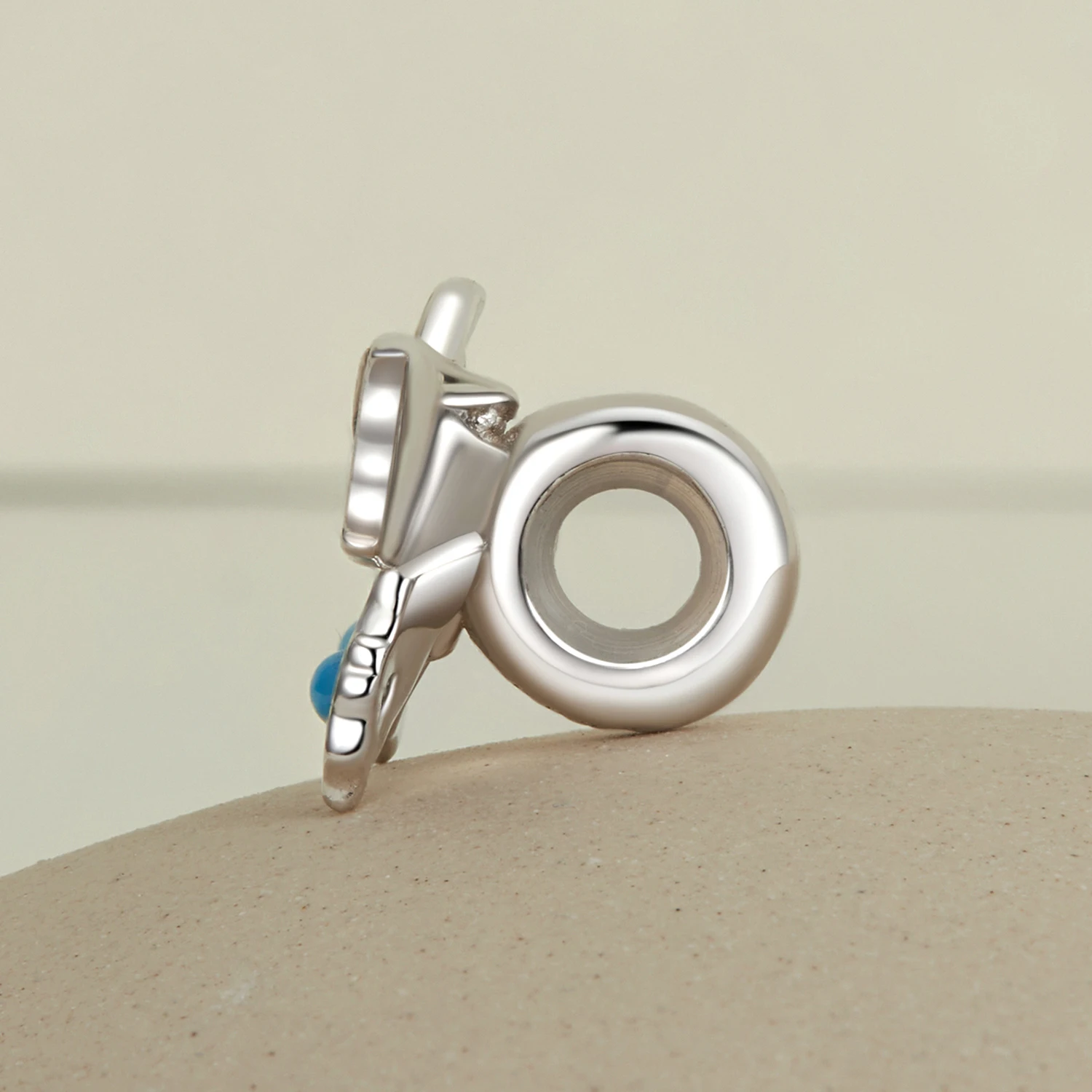 Wholesale price hotsell women butterfly bead making 925 sterling silver charms for girls