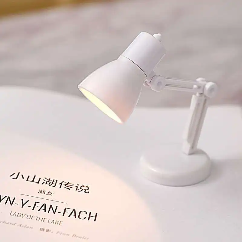 Book Bell Shaped Simple Designs Basic Metal Desk Led Mini Table Lamp For Students To Learn To Read Lovely Night Light
