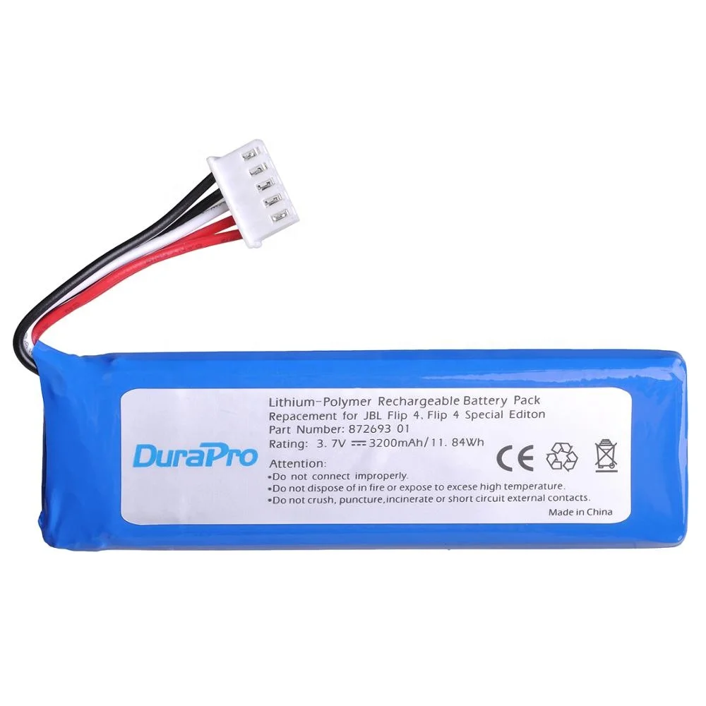Durapro High Capacity 3200mAh Flip 4 Battery for JBL Flip 4 and Flip 4 Special Edition Battery