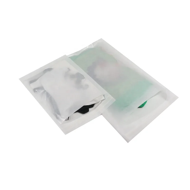 Self-adhesive semi-transparent translucent paper bag eco friendly wax butter glassine paper bag for clothing
