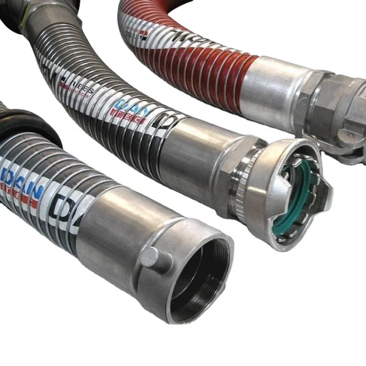 
Chemical hose High and low pressure rubber hose coupler Industrial flexible metal tubing compensator Hydraulic oil hose 