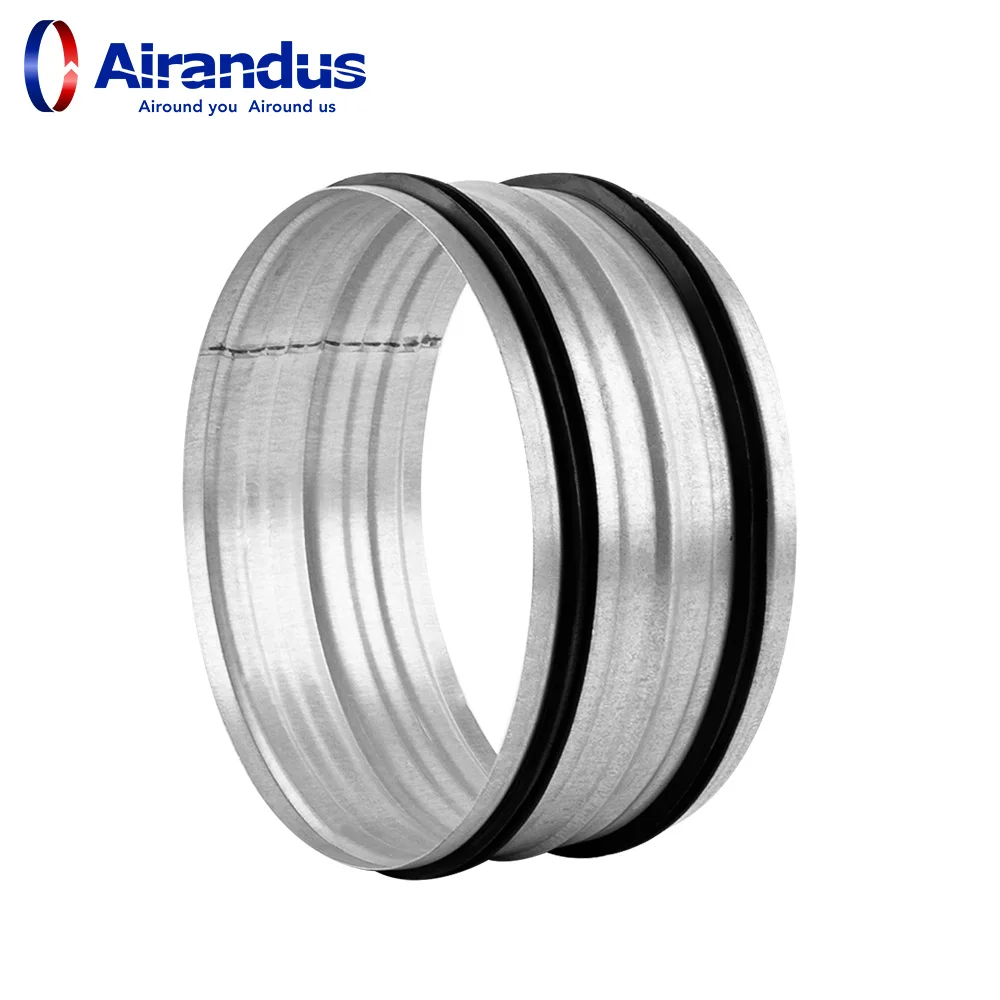 High Quality Wholesale Factory Price HVAC Round Duct Ventilation Coupling Air Conditioning Universal Pipe Coupling