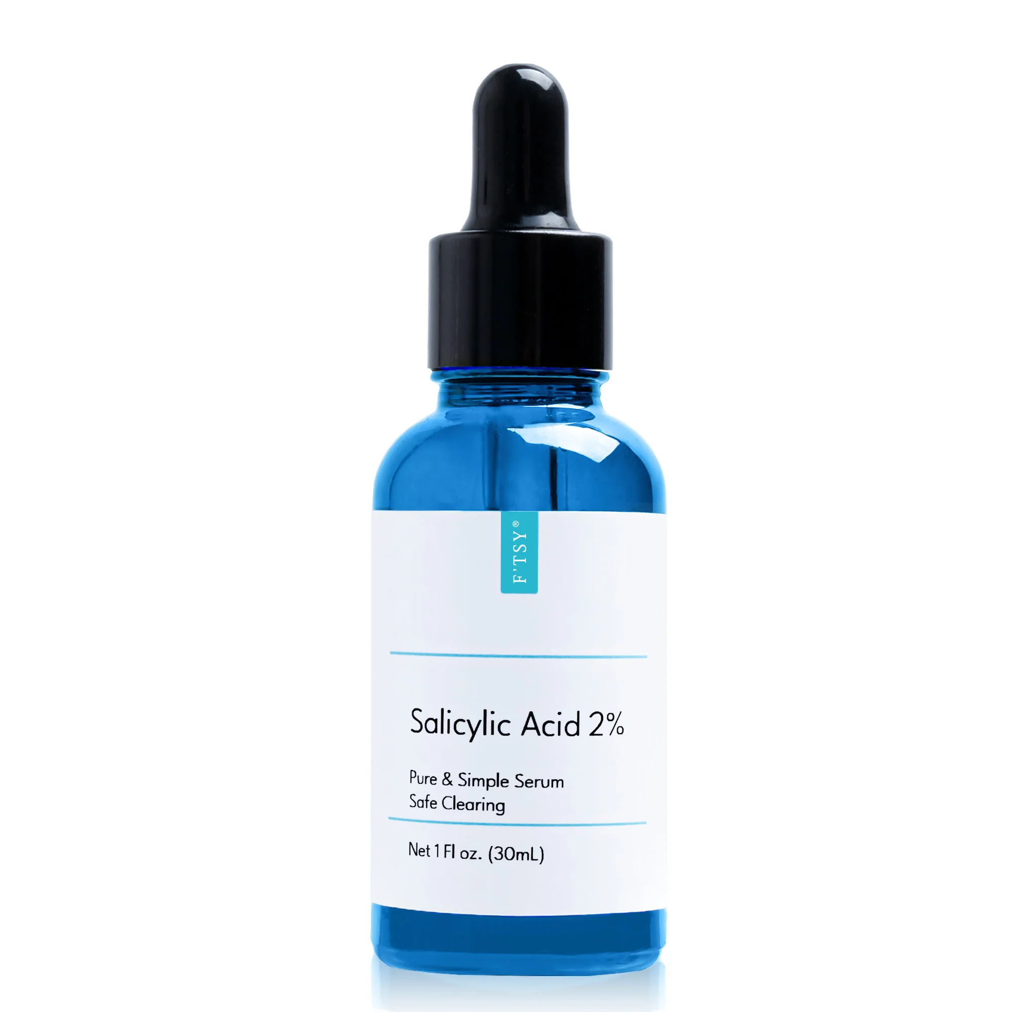 OEM Natural Facial Salicylic Acid Serum Shrinking Pores Soothing Skin Exfoliation Deep Peeling Skin Treatment Solution