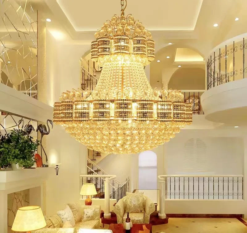 Modern Crystal Ceiling Light Hanging Lamps Fixtures Led Living Room Dinning Room Crystal Ball Lighting