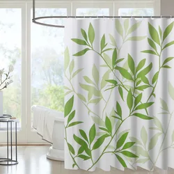 Cross-border 3D digital direct injection technology bamboo shower curtain bathroom partition curtain