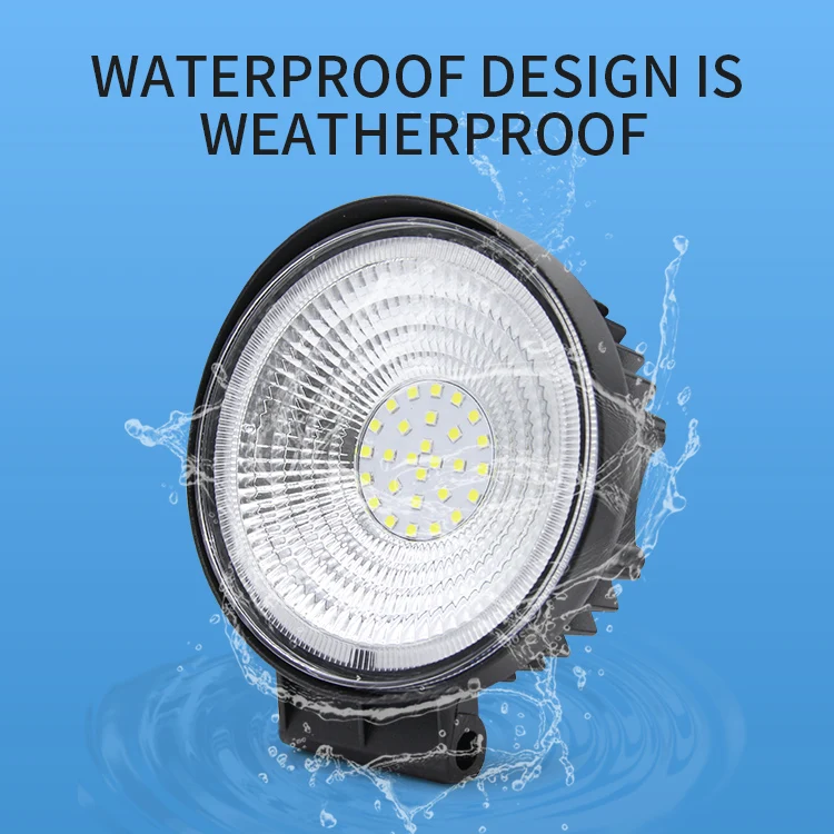 Manufacturer 4 Inch Round LED Work Lamp 12V 24V 84W Vehicle Work Light Car Truck Fog Lamp for Offroad ATV UTV