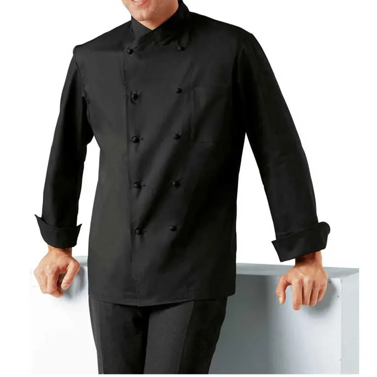 Custom Unisex Italian Style Restaurant Executive Chef Uniform chef T-shirt