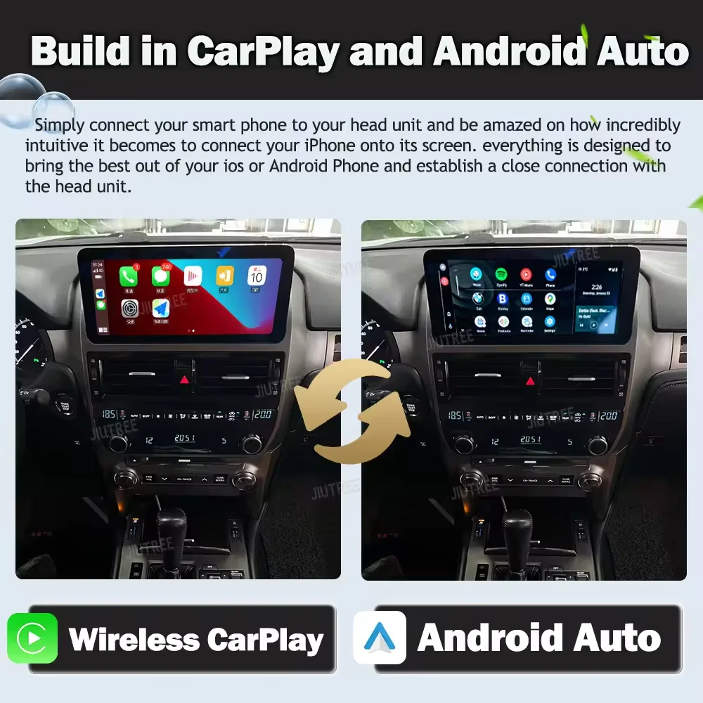 Android Radio For Lexus GX400 460 Android modification multi-media navigation display screen navigation, Carplay reversing image