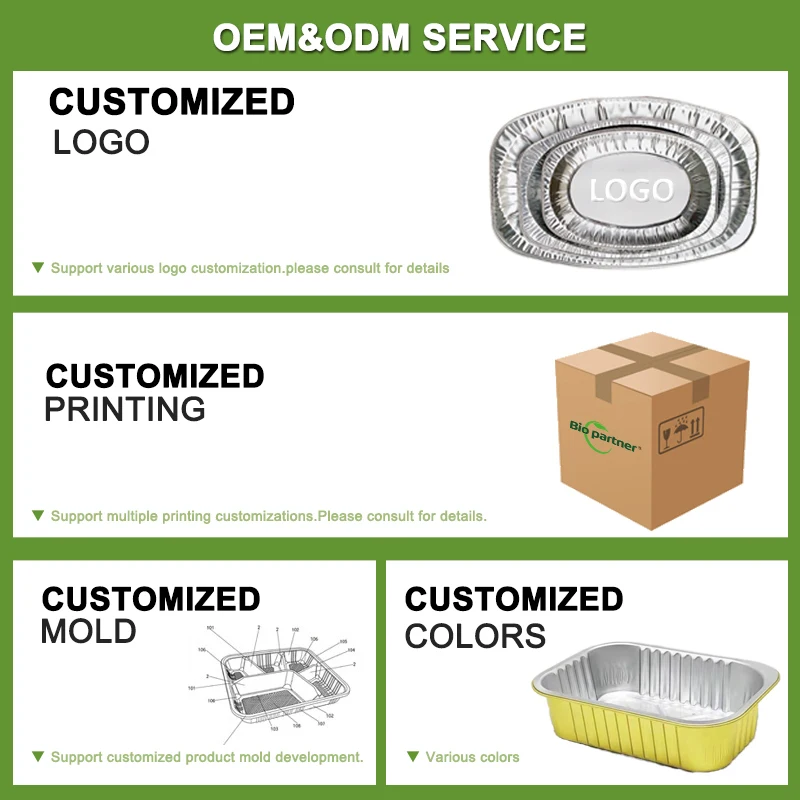 Disposable Restaurant Takeout Foil Food Containers Aluminum Container Packaging Tray Fish Plate Lunch Box