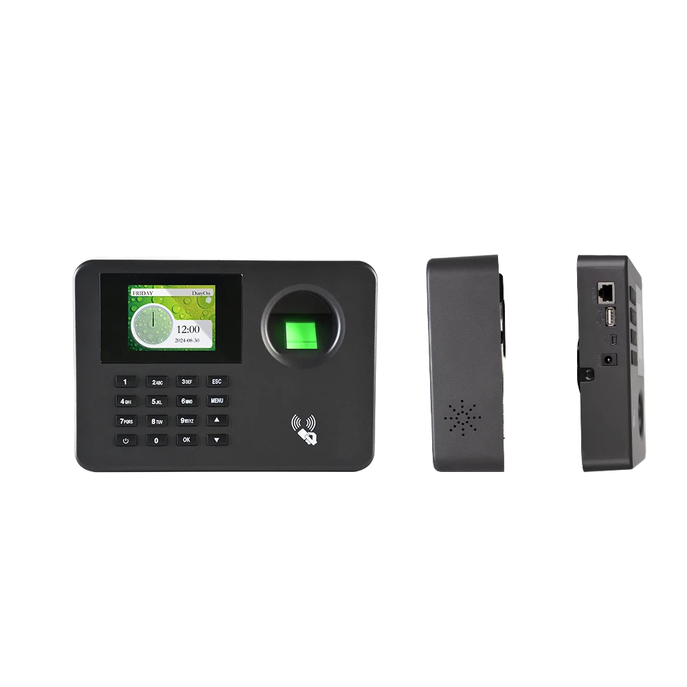 Eseye Biometric USB Time Attendance System Clock Office Employee Fingerprint Machine Free SDK Compatible USB Flash Drive TCP