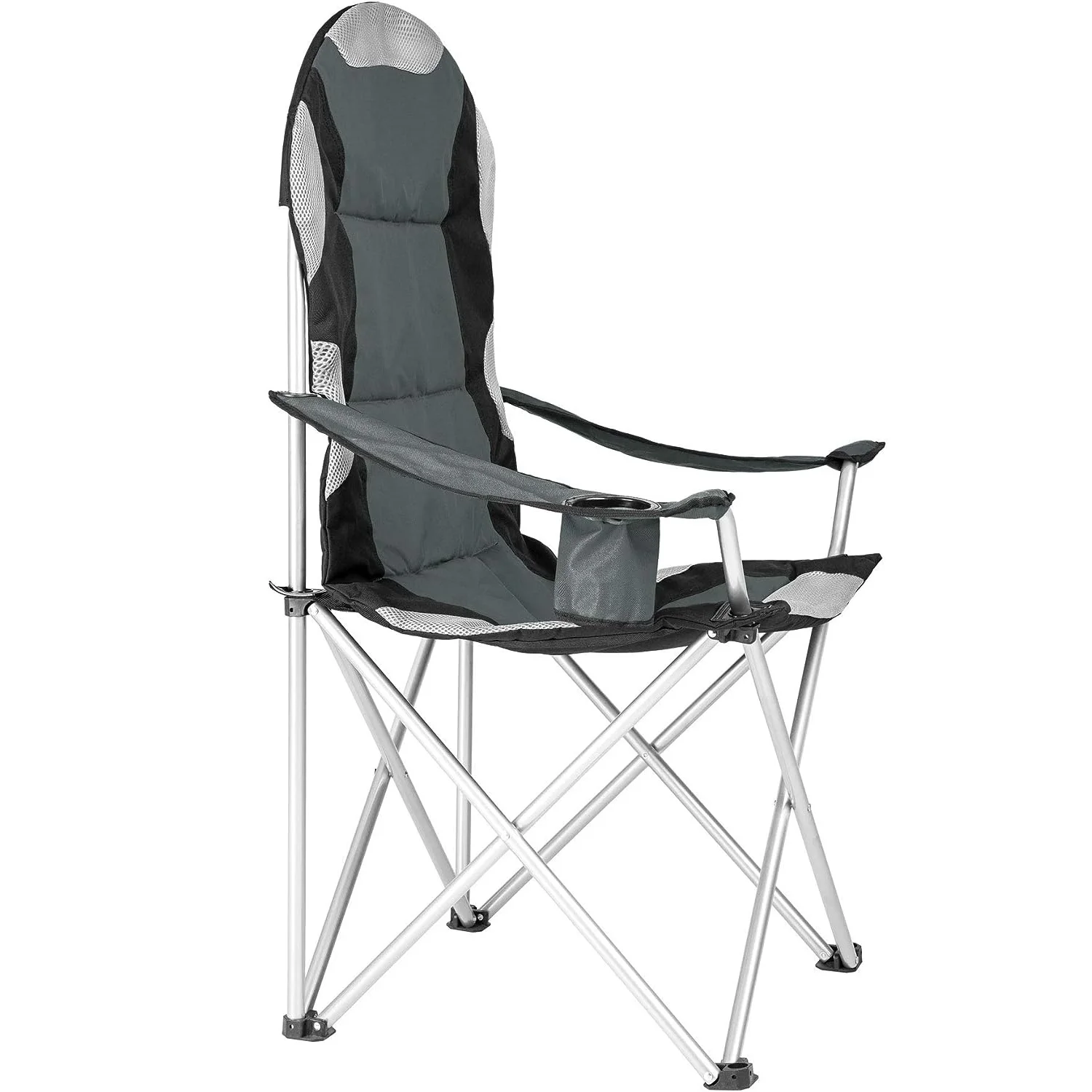 Deluxe Foldable Foam Padded Camping Chair With Carry Bag