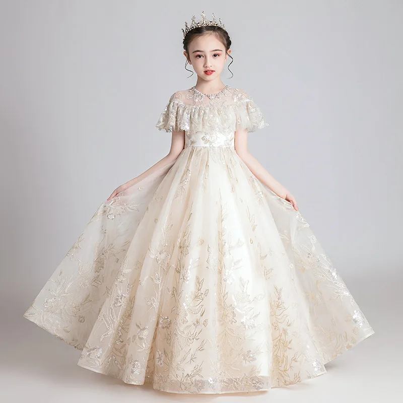 2022 high quality beautiful 10 year old girl plus size dresses for party