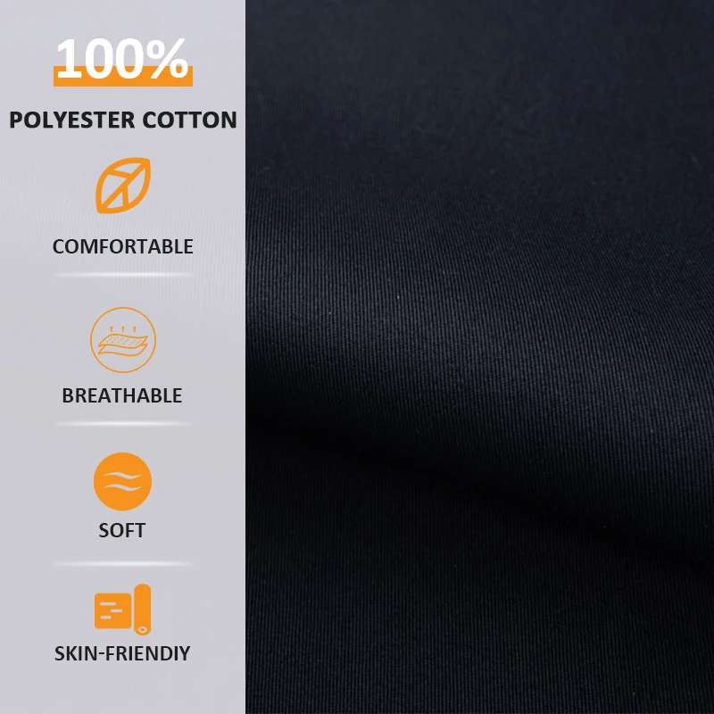 Custom Professional Adjustable Men Women Black Striped Cotton apron kitchen