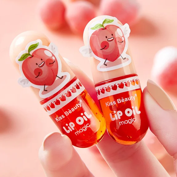 Waterproof Moisturizing Magic Mini Capsule Lip Gloss Temperature Control Color Changing Lip Oil