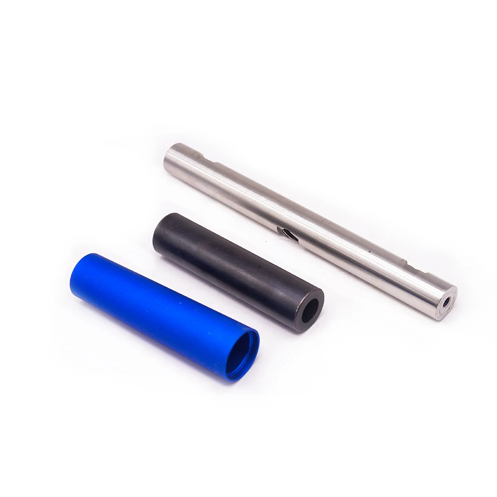 Пользовательская Точная пресс-Резьбовая алюминиевая трубка с отверстием Регулируемая ширина 1 дюйм алюминиевый цилиндр покрытие из цинкового для ножка мебели