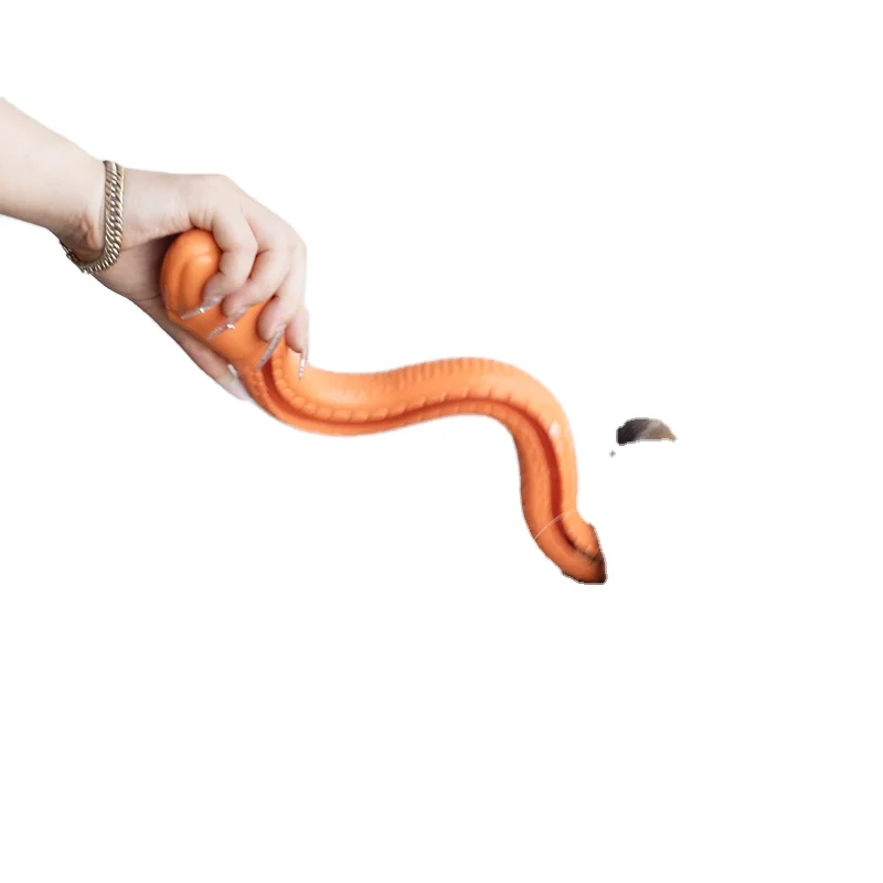 Игрушка-змея из силикона