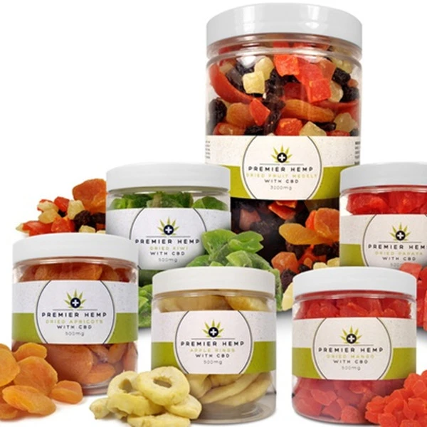 
Variety 16 Flavors Dried Fruit CBD infused CBD gummies for Snack Made In USA with good feedback 
