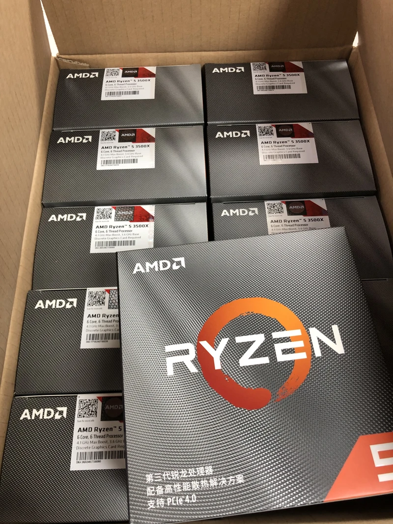 AMD R7 3800X 3 9 ГГц до 4 7 Восьмиядерный 16-нить процессор Количество ядер процессора 32 Мб разъем AM4 новый лоток