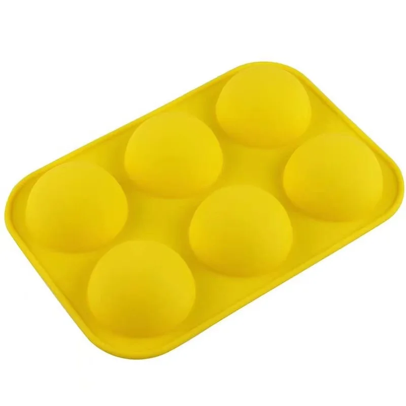 Multi purpose 6 flower silicone mold soap jelly pudding ice cream ice cream rice ball cake baking mold