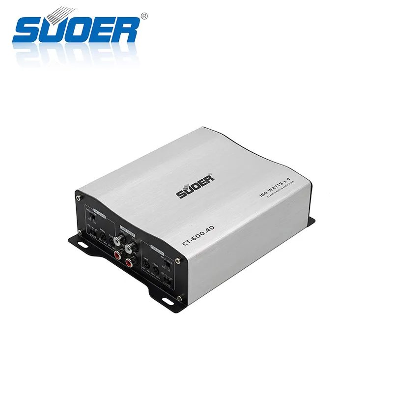 Suoer CT 600.4D U 4 канальный усилитель автомобильными стерео и акустическими системами бразильский автомобильный (1600618748888)