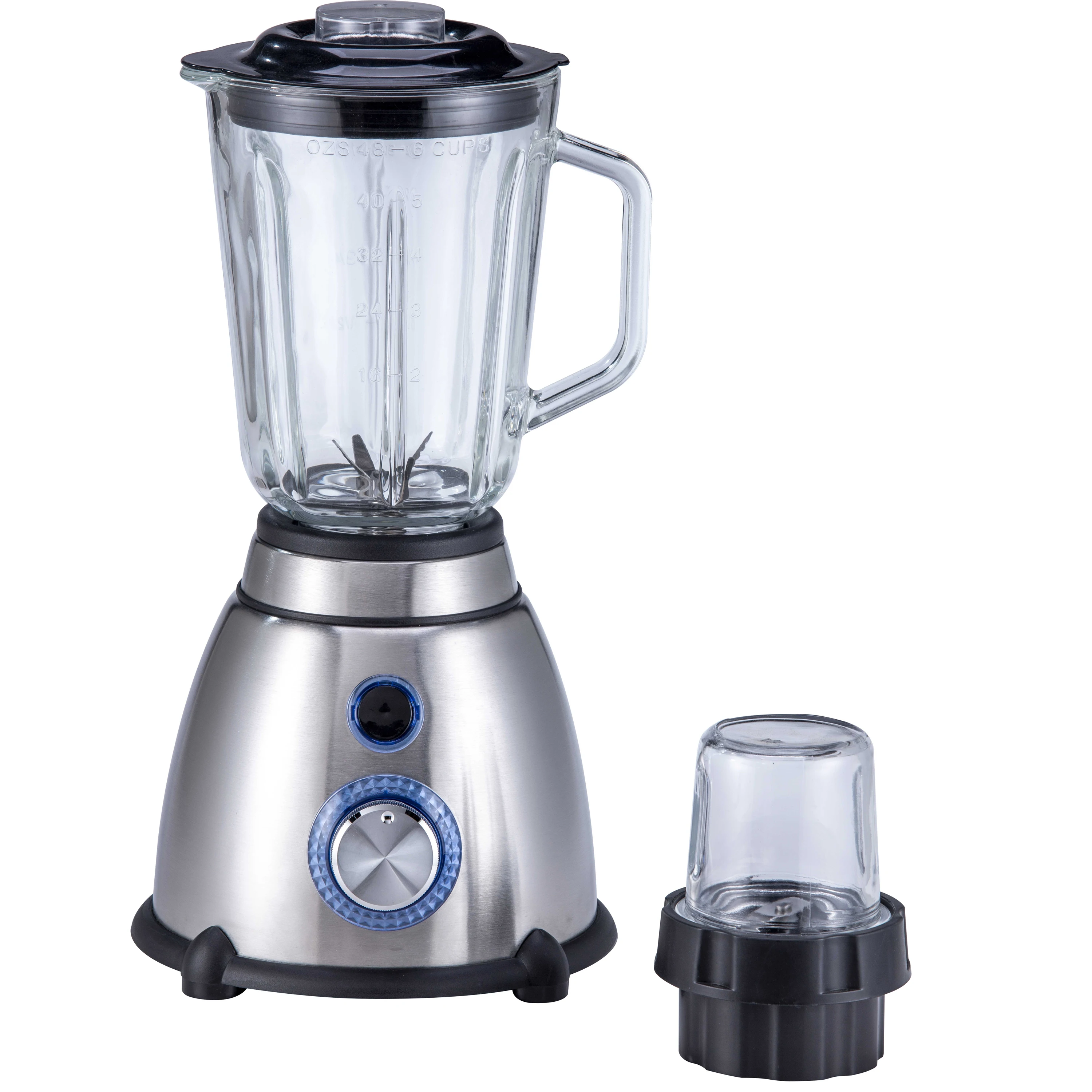 1.5L стеклянная банка 2 скорости 500 Вт Электрический Мощный блендер для измельчения льда