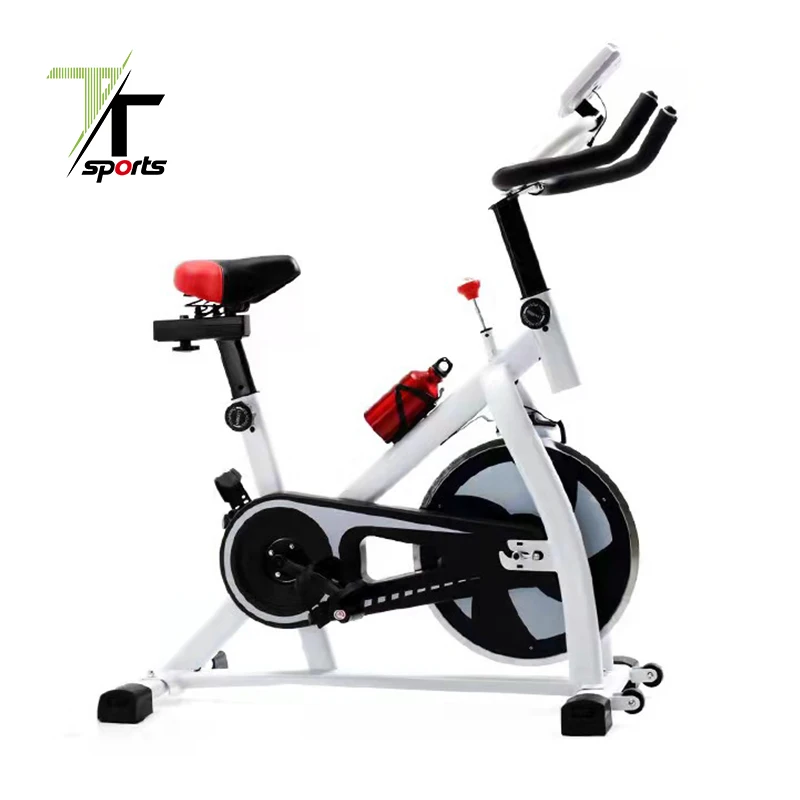 TTSPORTS Exercise Bike Indoor Cycling Bicycle Stationary Bikes Cardio Workout Machine Upright Bike Belt Drive Home Gym