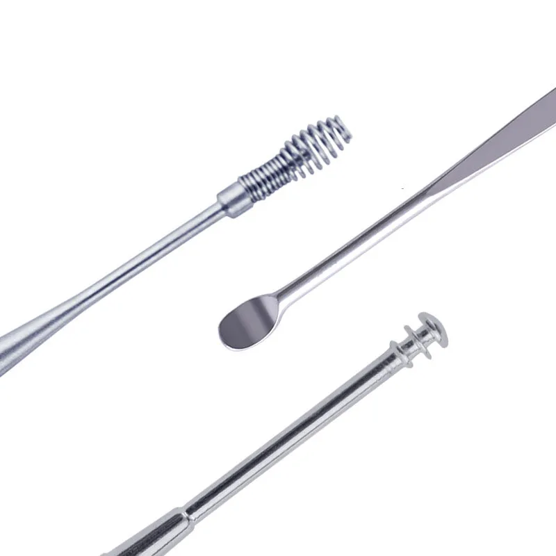 High-end Quality 8pcs  Beauty Personal Care  Ear Cleansing Tool Set Earpick  Ear Curette Ear Cleaner Wax Remover