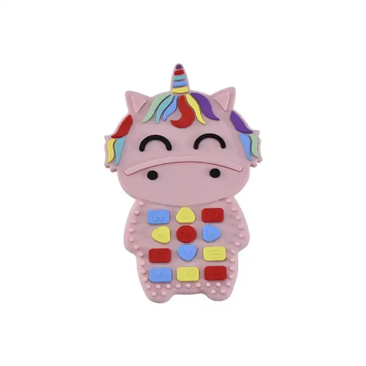 2023 hot sale Teething Toys for Babies Baby Teether Toys TV Remote Control Shape Silicone Toddler
