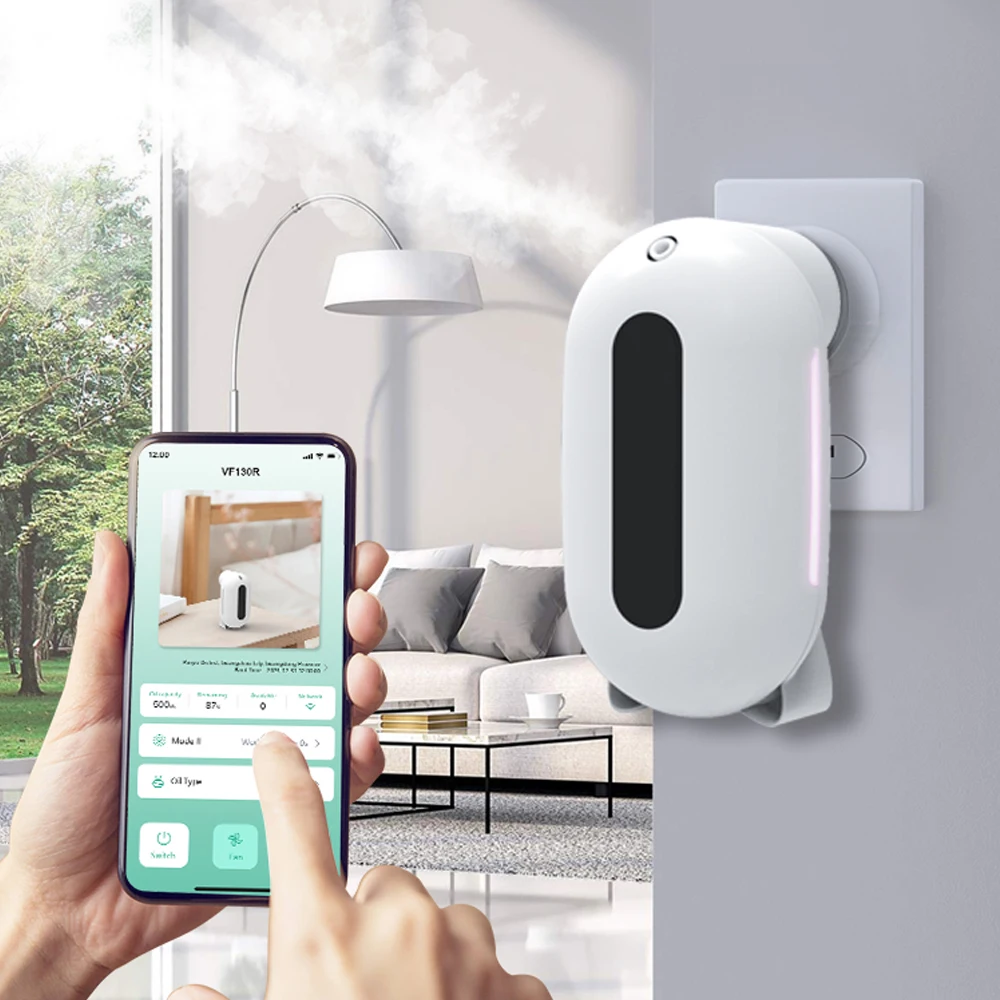 Wholesale Ultrasonic Essential Oil Aromatherapy Aroma Diffuser Plug In Electric Wall Mounted Fragrance Oil Diffuser