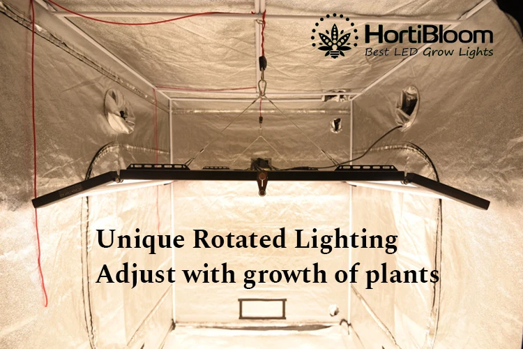 Best selling HortiBloom MEGA ENFOLD 1000w 720w led commercial full spectrum grow light with white mercury price