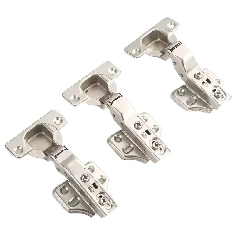 New Arrival 82g Slide on 4 Holes Hydraulic Cabinet Hinge Self Closing Face Frame Hinge for Sliding Bar Ball Cabinet