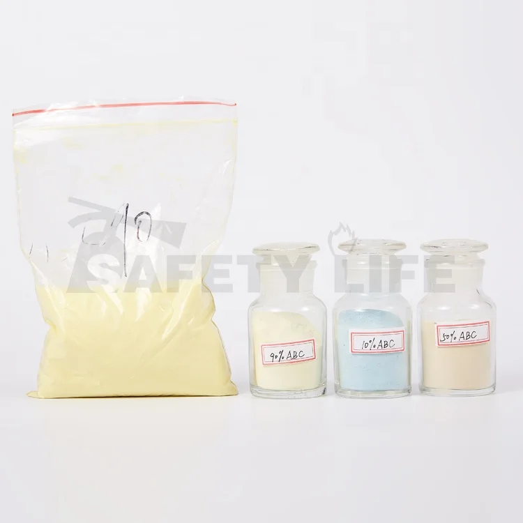 Dry Chemical Powder Abc Blue and pink 25kg Polly Waterproof Polly Bag 40% Abc and Bc Ammonium Phosphate