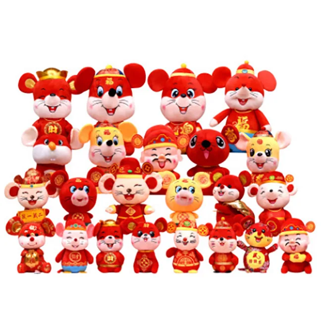 DCMD Top sale Children`s  Plush Toy  plush  Doll fluffy peluche  doll squirrel rats mascot