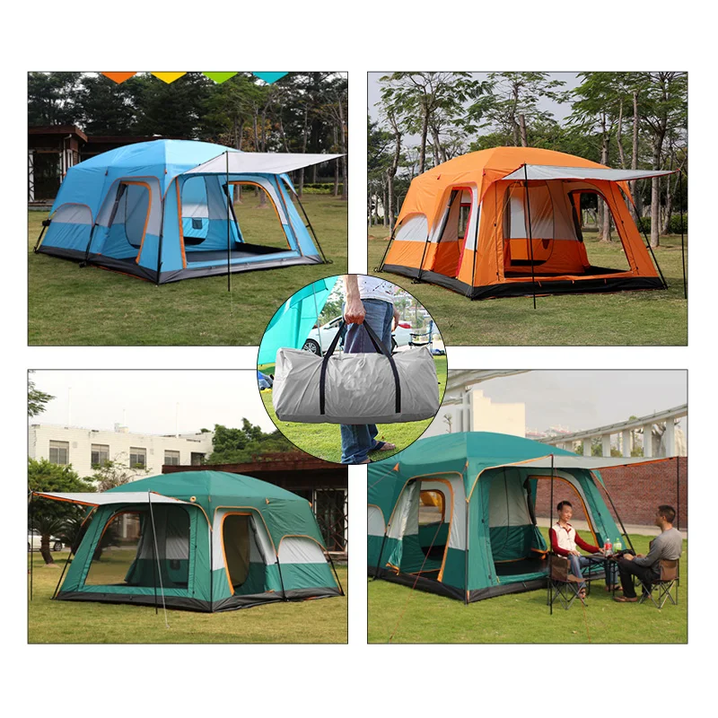 Manufacturer Family 12 Persons Waterproof  Outdoor Camping Tents With Room