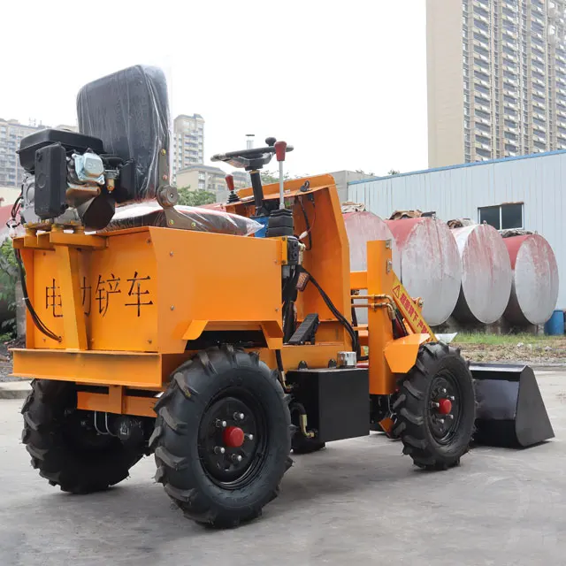 Cheap Small electric mini front end compact battery wheel loader electric loader for sale
