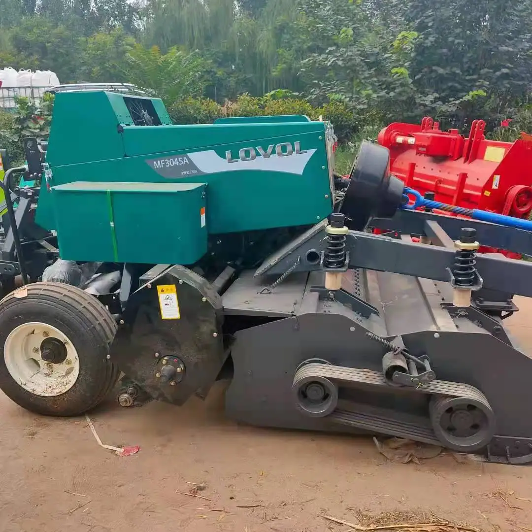 Agricultural machinery Hay baler compressor Semi-automatic baler for small farm