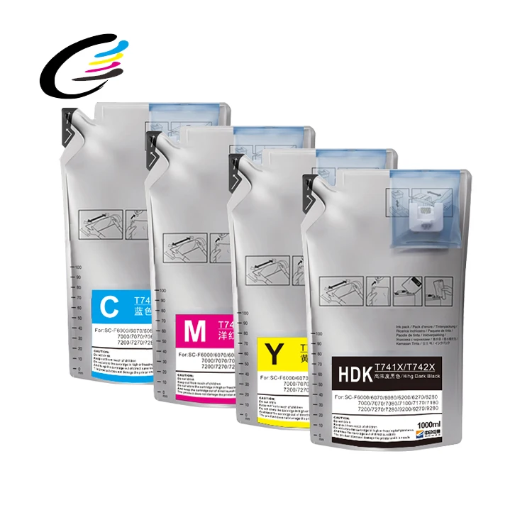 Factory wholesale Sublimation Ink For Epson Sublimation Ink F6330 6370 F9470 F9470H F6070 F6270 F7000 F7200 F9200 T46C Chip