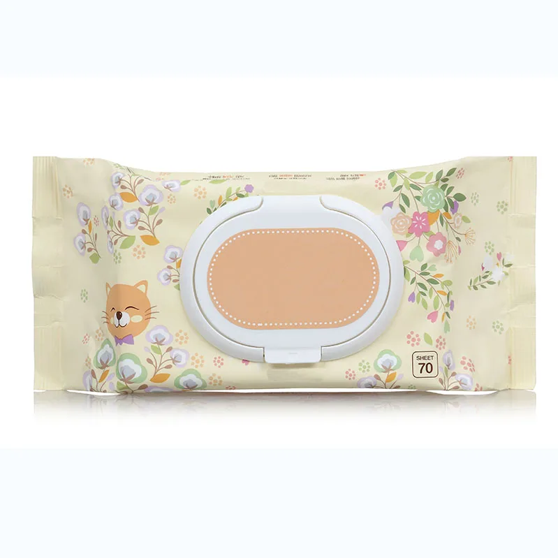 Customized Healthy and Safe Baby Wipes Hand and Mouth Cleaning Baby Wipe with Cute Package
