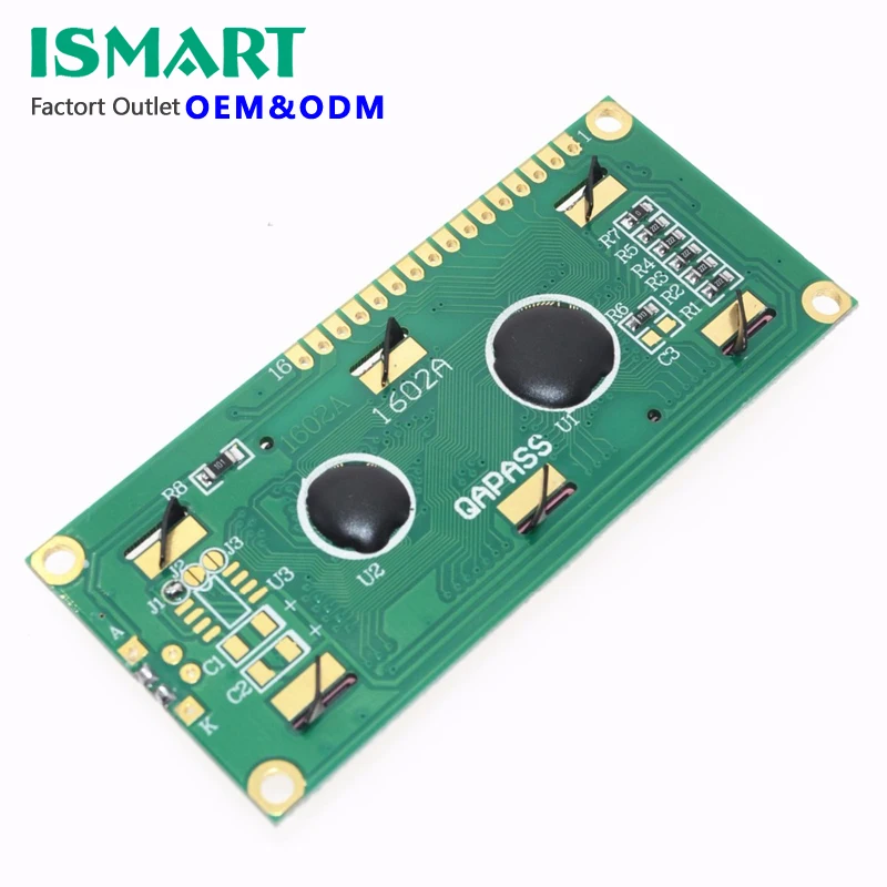 LCD1602 1602 1602a модуль rohs синий экран 16x2 символа ЖК-дисплей HD44780 контроллер Синяя