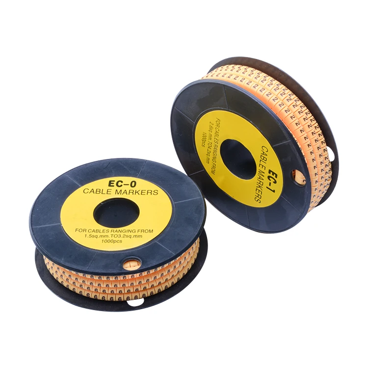 number cable marker label multifunctional color marker tube