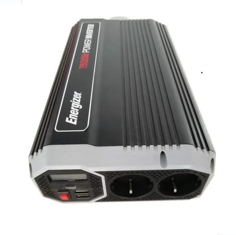 2 years warranty 1500 Watt inverter Energizer modified sine wave car inverter 12v dc to ac 230v