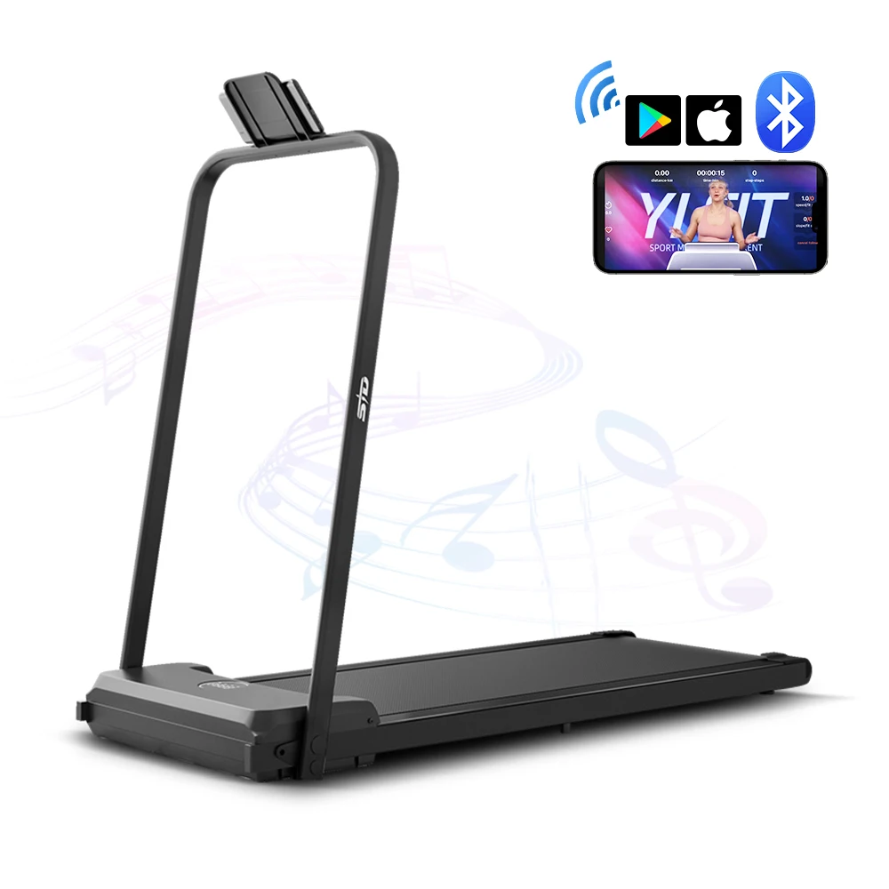 YPOO factory wholesale Multi-function foldable electric Treadmill Portable remote control running machine Fitness walking pad